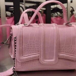 Summer 2024 Trendy Zara Bag in Baby Pink